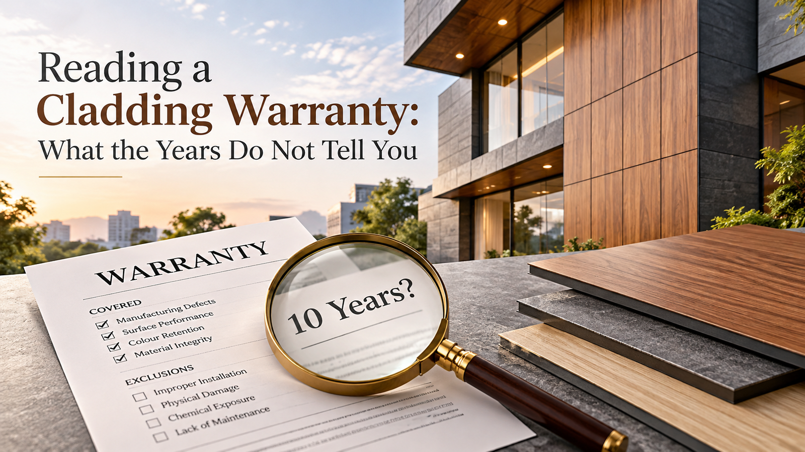 Reading a Cladding Warranty: What the Years Do Not Tell You