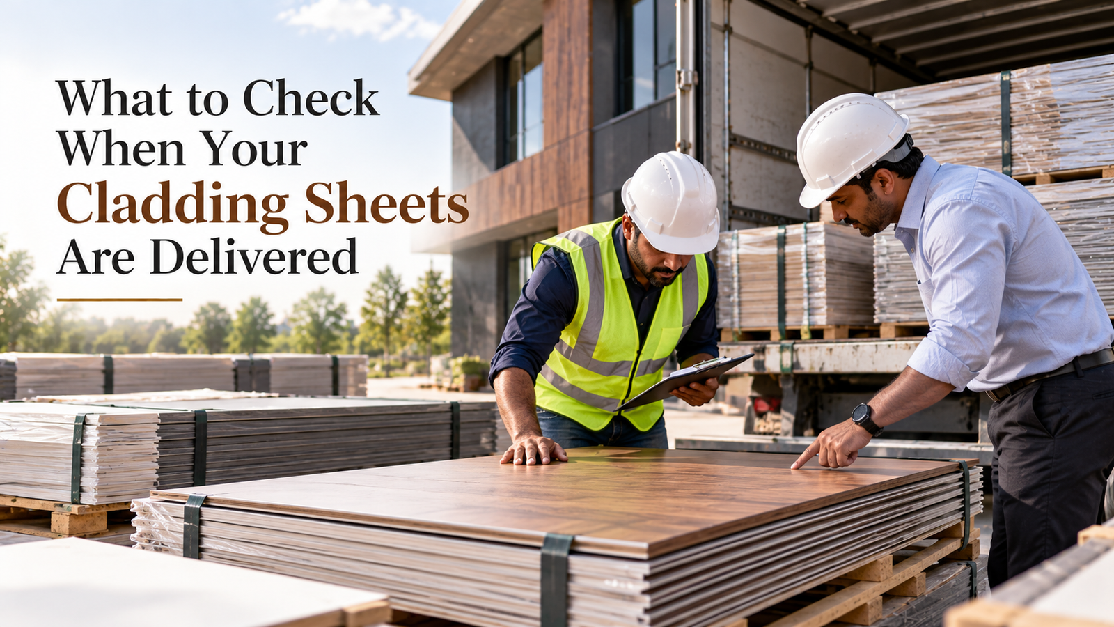 What to Check When Your Cladding Sheets Are Delivered